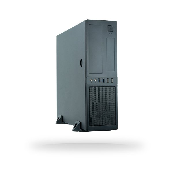 Chieftec CS-12B-300, Mini Tower, PC, Schwarz, Mini-ITX, SGCC, Heimbüro