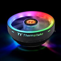 Thermaltake UX100 ARGB Lighting, Kühler, 12 cm, 1800 RPM, 26,92 dB, 38,82 cfm, Schwarz