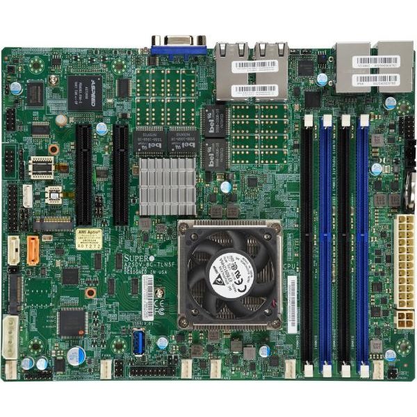 Supermicro A2SDV-12C+-TLN5F, Intel, Intel Atom®, C3858, DDR4-SDRAM, 256 GB, DIMM