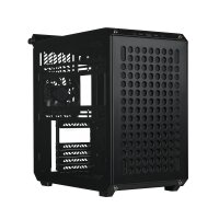 Cooler Master QUBE 500 Flatpack Black Edition, Midi Tower, PC, Schwarz, ATX, EATX, ITX, micro ATX, Kunststoff, Stahl, Gehärtetes Glas, 17,2 cm