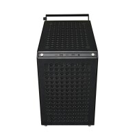 Cooler Master QUBE 500 Flatpack Black Edition, Midi Tower, PC, Schwarz, ATX, EATX, ITX, micro ATX, Kunststoff, Stahl, Gehärtetes Glas, 17,2 cm