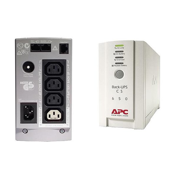 APC Back-UPS BK650EI 650VA-400W 3x C13 schwarz New open Box - (Offline-) USV