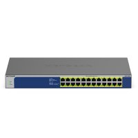 Netgear GS524PP, Unmanaged, Gigabit Ethernet (10/100/1000), Power over Ethernet (PoE), Rack-Einbau