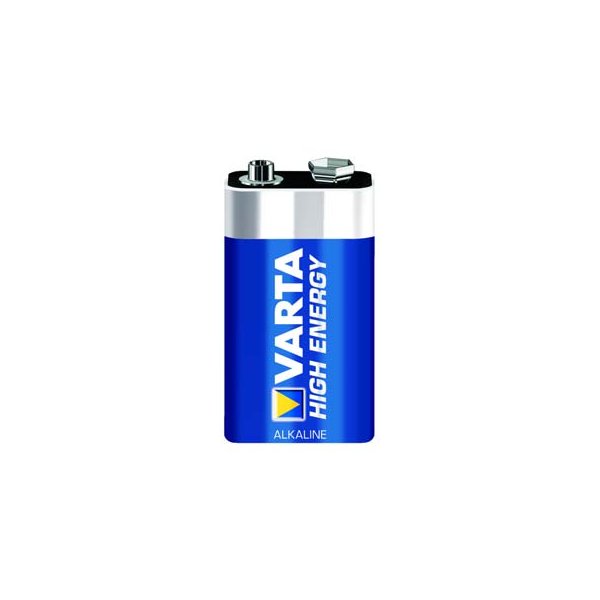 Varta 9V, Einwegbatterie, 9V, Alkali, 9 V, 1 Stück(e), Blau