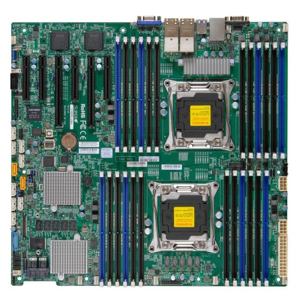 Supermicro X10DRC-LN4+, Intel, LGA 2011 (Socket R), E5-2600, 9.6 GT/s, 145 W, DDR4-SDRAM