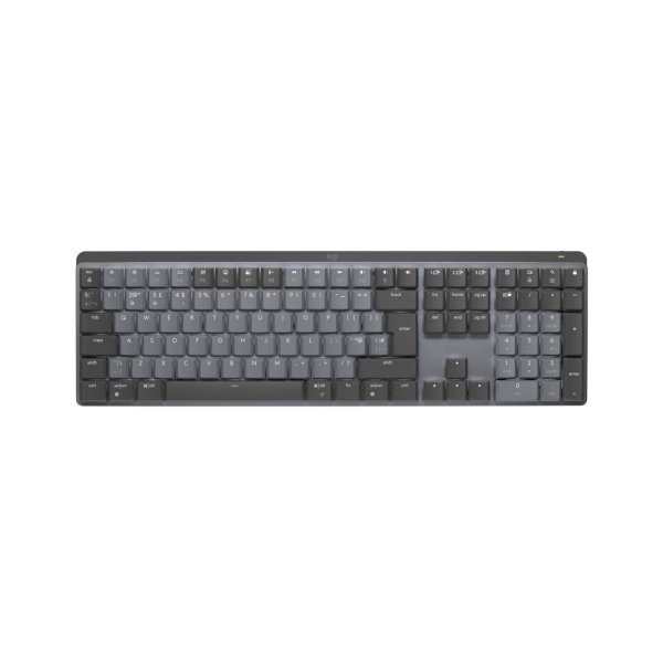 Logitech MX Mechanical, Kabellos, RF Wireless + Bluetooth, Mechanischer Switch, QWERTY, LED, Graphit, Grau