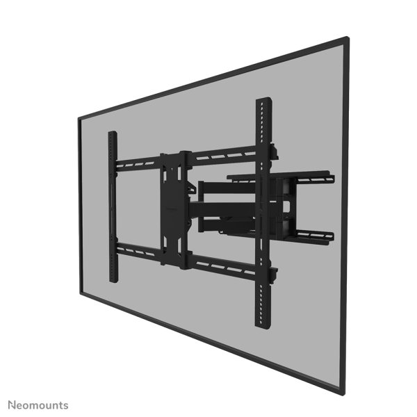 Neomounts Schwerlast-TV-Wandhalterung, 125 kg, 139,7 cm (55"), 2,79 m (110"), 800 x 600 mm, Höhenverstellung, Schwarz