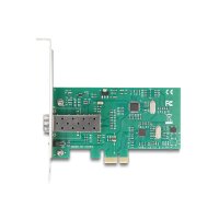 Delock 88216, PCIe, SFP, Männlich, Full-height / Low-profile, PCIe 2.1, Grün, Grau