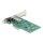 Delock 88216, PCIe, SFP, Männlich, Full-height / Low-profile, PCIe 2.1, Grün, Grau