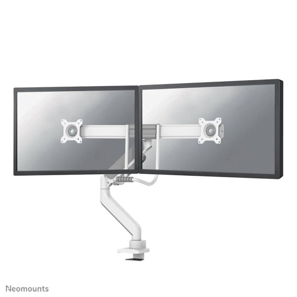 Neomounts Monitor-Tischhalterung, Klemme /Bolzen, 8 kg, 43,2 cm (17"), 81,3 cm (32"), 100 x 100 mm, Weiß