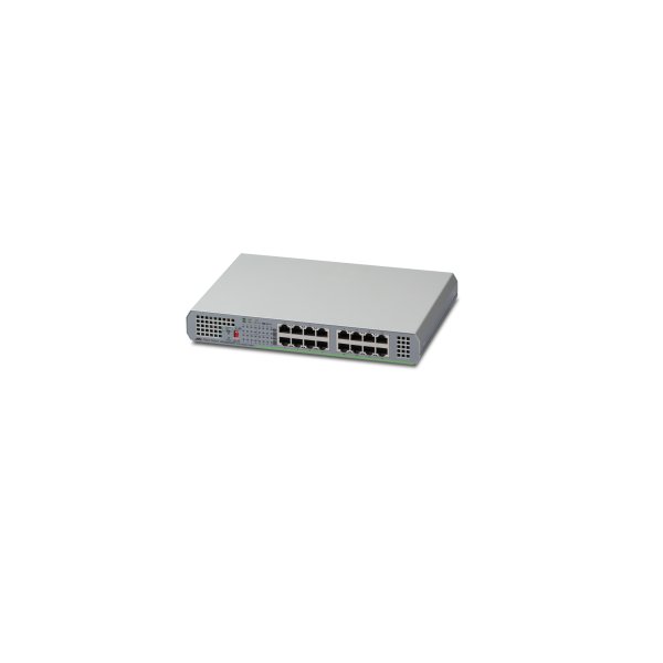 Allied Telesis AT-GS910/16, Unmanaged, Gigabit Ethernet (10/100/1000), Vollduplex, Wandmontage