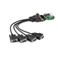 StarTech.com 4 Port Serielle PCI Express RS232 Adapter...