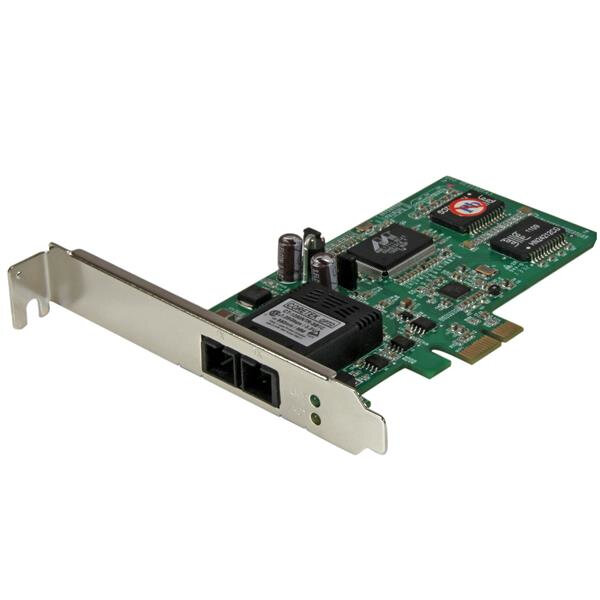 StarTech.com LWL / Glasfaser PCI Express Gigabit Netzwerkkarte - SC Fibre Channel Multimode NIC - 550m, Eingebaut, Kabelgebunden, PCI Express, Ethernet / Fiber, 2000 Mbit/s