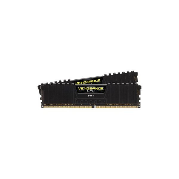 Corsair Vengeance LPX CMK16GX4M2Z3200C16, 16 GB, 2 x 8 GB, DDR4, 3200 MHz, 288-pin DIMM, Schwarz