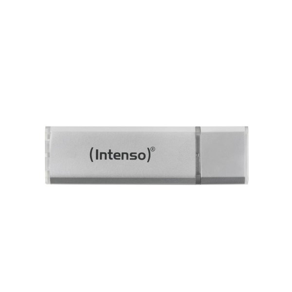 Intenso Alu Line, 4 GB, USB Typ-A, 2.0, 28 MB/s, Kappe, Silber