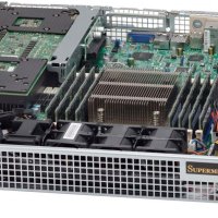 Supermicro SuperChassis 514-R407W, Rack, Server, Grau, 1U, 400 W, 100 - 240 V