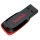 SanDisk Cruzer Blade, 16 GB, USB Typ-A, 2.0, Ohne Deckel, 2,5 g, Schwarz, Rot