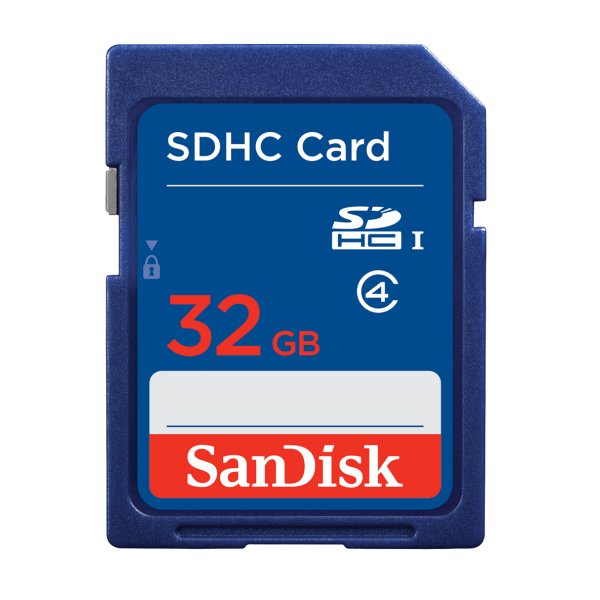 SanDisk SDSDB-032G-B35, 32 GB, SDHC, Blau