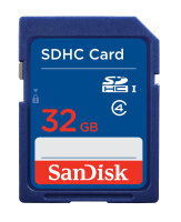 SanDisk SDSDB-032G-B35, 32 GB, SDHC, Blau