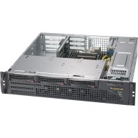 Supermicro CSE-825MBTQC-R802WB, Rack, Server, Schwarz,...