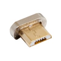 Ultron RealPower 168184, Magnetic, Mikro-USB, Gold