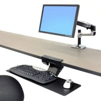 Ergotron Neo-Flex Underdesk Keyboard Arm, 1,4 kg, Schwarz