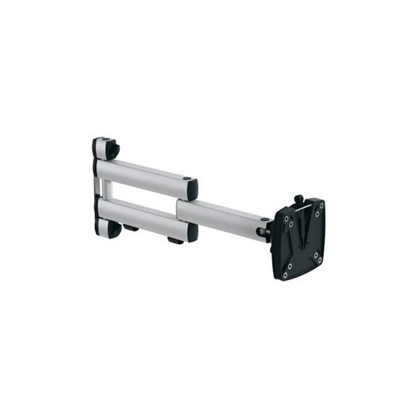 Novus Dahle Novus 1.1 TSS Folding arm 3 Monitor Arm, 15 kg, 75 x 75 mm, 100 x 100 mm, -35 - 35°, Anthrazit, Silber