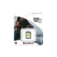 Kingston 256GB SDXC Canvas Select Plus 100R C10 UHS-I U3 V30, 256 GB, SDXC, Klasse 10, UHS-I, 100 MB/s, 85 MB/s