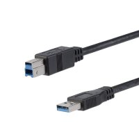 StarTech.com 4x4 USB 3.0 (5Gbps) Sharing Switch für Peripheriegeräte, 5 Gbit/s, Mikro-USB Typ-B, Schwarz, Kunststoff, CE, FCC, REACH, 0 - 40 °C