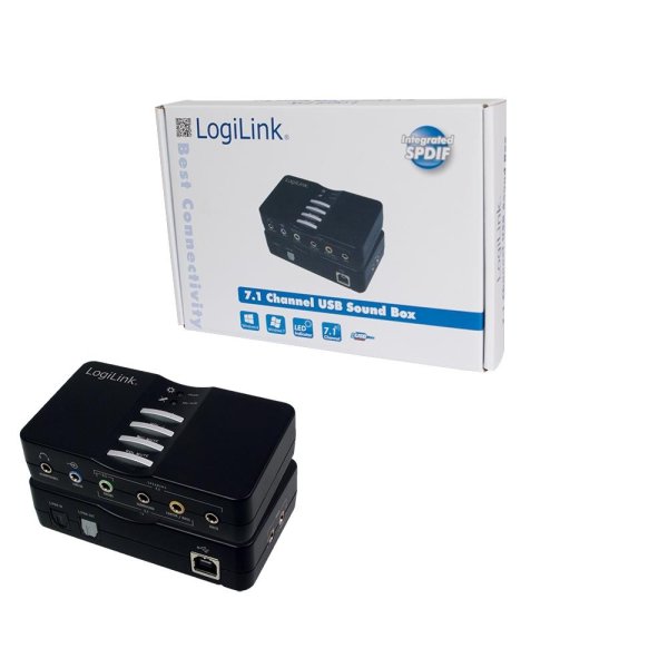 LogiLink USB Sound Box Dolby 7.1 8-Channel, 7.1 Kanäle, USB