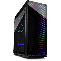 Inter-Tech X-908 Infini2, Tower, PC, Schwarz, ATX, ITX,...