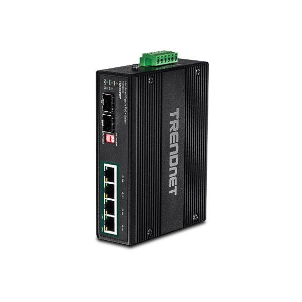 TRENDnet TI-PG62B, Unmanaged, L2, Gigabit Ethernet (10/100/1000), Vollduplex, Power over Ethernet (PoE), Wandmontage