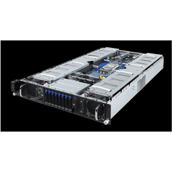 Gigabyte G291-Z20 rev. A00 - Server - Rack-Montage - 2U - 1-Weg - keine CPU - RAM 0 GB - Barebone - AMD EPYC