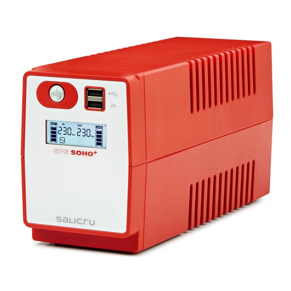 SALICRU SPS 650 SOHO+ IEC, Line-Interaktiv, 0,65 kVA, 360 W, Pseudo sine, 162 V, 290 V