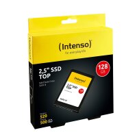 Intenso Top, 128 GB, 2.5", 550 MB/s, 6 Gbit/s