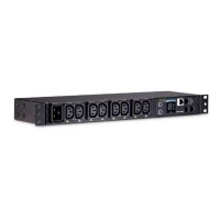 CyberPower Systems CyberPower PDU81005, Rackmount 1U, Switched PDU, Metered-by-Outlet Leistungssteuerung, Eingang 230V/16A (1), Ausgang IEC-320 C13 (8), SNMP-Netzwerkanschluss, PowerPanel Software, Überwacht, Geändert, 1U, Einphasig, Horizontal, Stahl, Sc