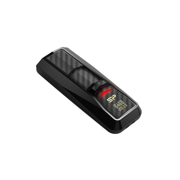 Silicon Power Blaze B50, 128 GB, USB Typ-A, 3.2 Gen 1 (3.1 Gen 1), 90 MB/s, Schutzhülle, Schwarz