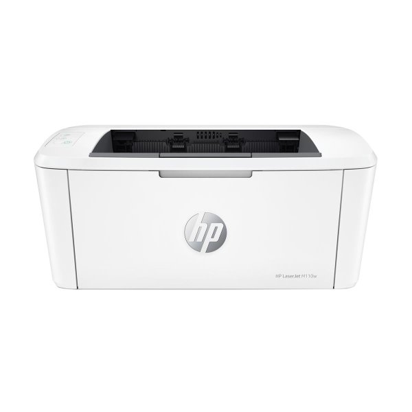 HP LaserJet M110w, Schwarzweiß, Drucker für Kleine Büros, Drucken, Kompakte Größe, Laser, 600 x 600 DPI, A4, 20 Seiten pro Minute, Netzwerkfähig, Weiß