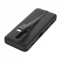 V7 UCMINIDOCKDUAL-PT, Andocken, USB 3.2 Gen 1 (3.1 Gen 1) Type-C, 100 W, 10,100,1000 Mbit/s, Schwarz, MicroSD (TransFlash), SD