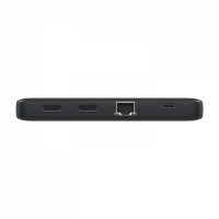 V7 UCMINIDOCKDUAL-PT, Andocken, USB 3.2 Gen 1 (3.1 Gen 1) Type-C, 100 W, 10,100,1000 Mbit/s, Schwarz, MicroSD (TransFlash), SD