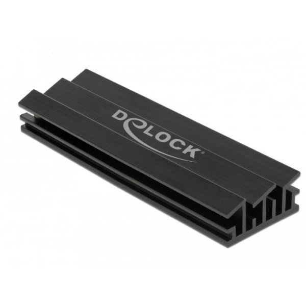 Delock 18283, Schwarz, Aluminium, 22 mm, 70 mm, 10 mm