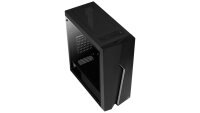 AEROCOOL ADVANCED TECHNOLOGIES Aerocool Bolt, Midi Tower, PC, Schwarz, ATX, micro ATX, Mini-ATX, Stahl, Blau, Grün, Rot