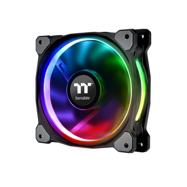 Thermaltake CL-F076-PL12SW-A, Ventilator, 12 cm, 1500 RPM, 24,7 dB, 24,7 Sone, 48,34 cfm