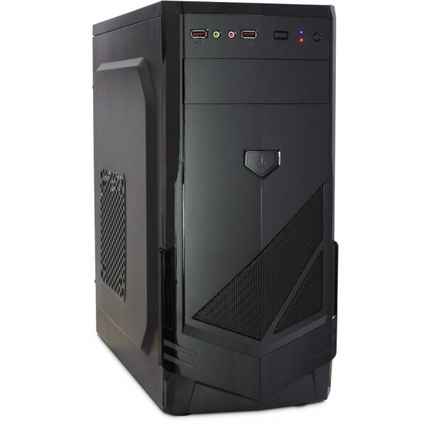 Inter-Tech B-30, Midi Tower, PC, Schwarz, ATX, micro ATX, 15 cm, 35 cm