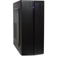 Inter-Tech B-48, Midi Tower, PC, Schwarz, ATX, micro ATX, 15 cm, 35 cm