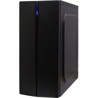 Inter-Tech B-48, Midi Tower, PC, Schwarz, ATX, micro ATX, 15 cm, 35 cm