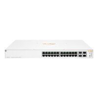 HPE Instant On 1930 24G Class4 PoE 4SFP/SFP+ 370W, Managed, L2+, Gigabit Ethernet (10/100/1000), Power over Ethernet (PoE), Rack-Einbau, 1U