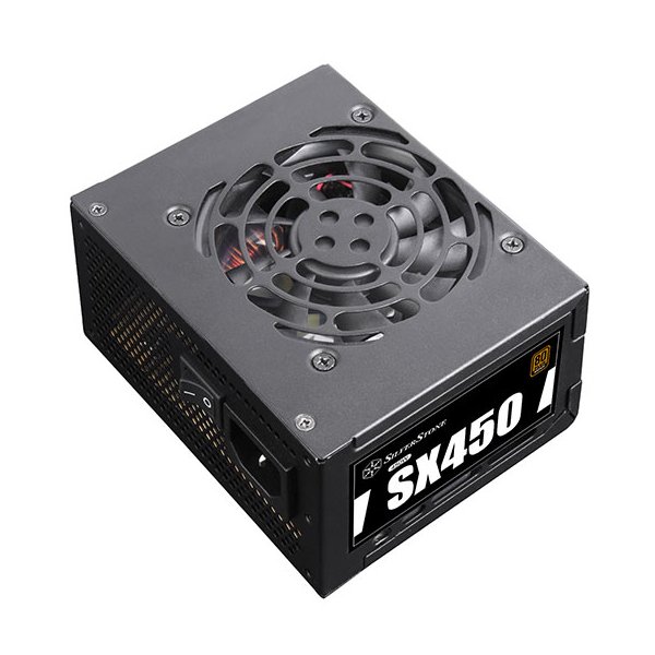 SilverStone SX450-B, 450 W, 90 - 265 V, 47 - 63 Hz, Aktiv, 120 W, 450 W