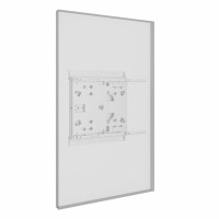 Hagor WH SA, 165,1 cm (65"), 200 x 200 mm, 400 x 400 mm, -5 - 5°, 90°, Silber