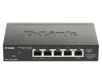 D-Link DGS-1100-05PDV2, Managed, Gigabit Ethernet (10/100/1000), Vollduplex, Power over Ethernet (PoE)